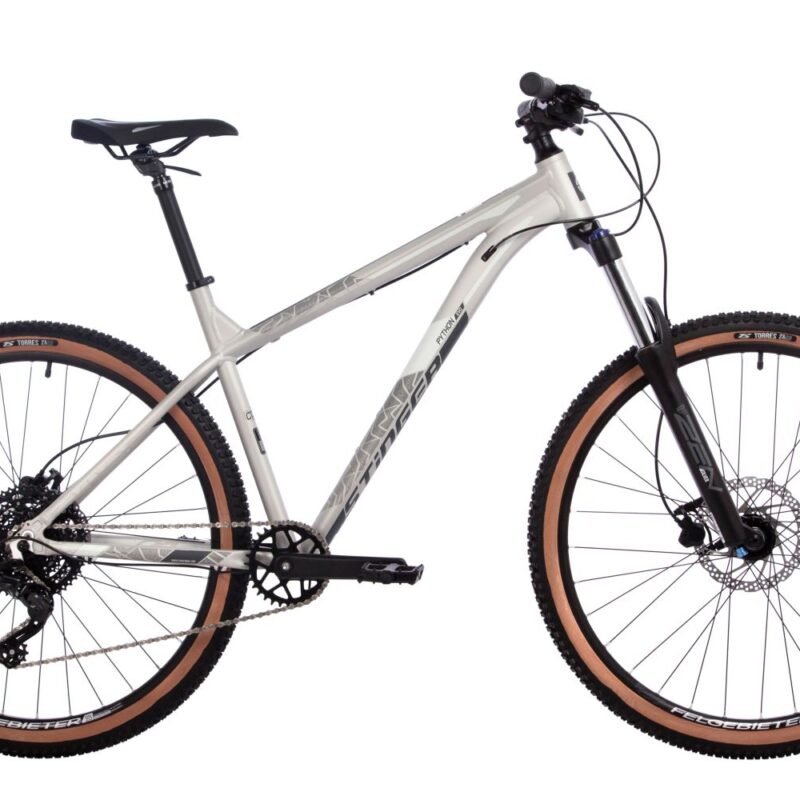 Велосипед STINGER 27.5" PYTHON EVO серый, алюминий, размер 16"