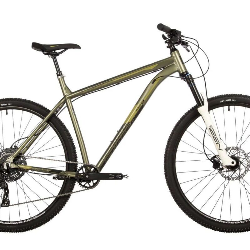 Велосипед STINGER 27.5" PYTHON PRO коричневый, алюминий, размер 16"