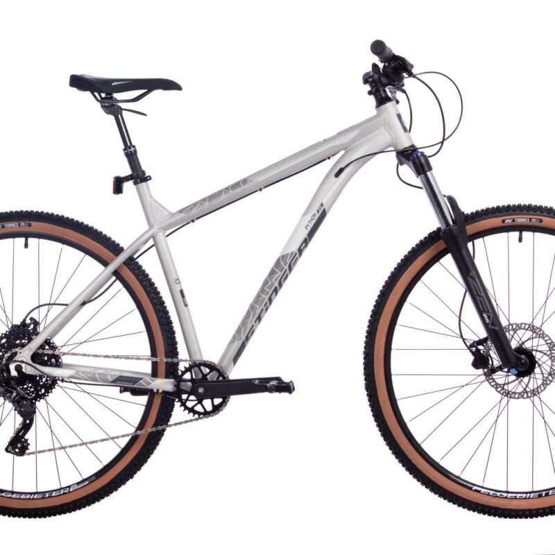 Велосипед STINGER 29" PYTHON EVO серый, алюминий, размер 18"